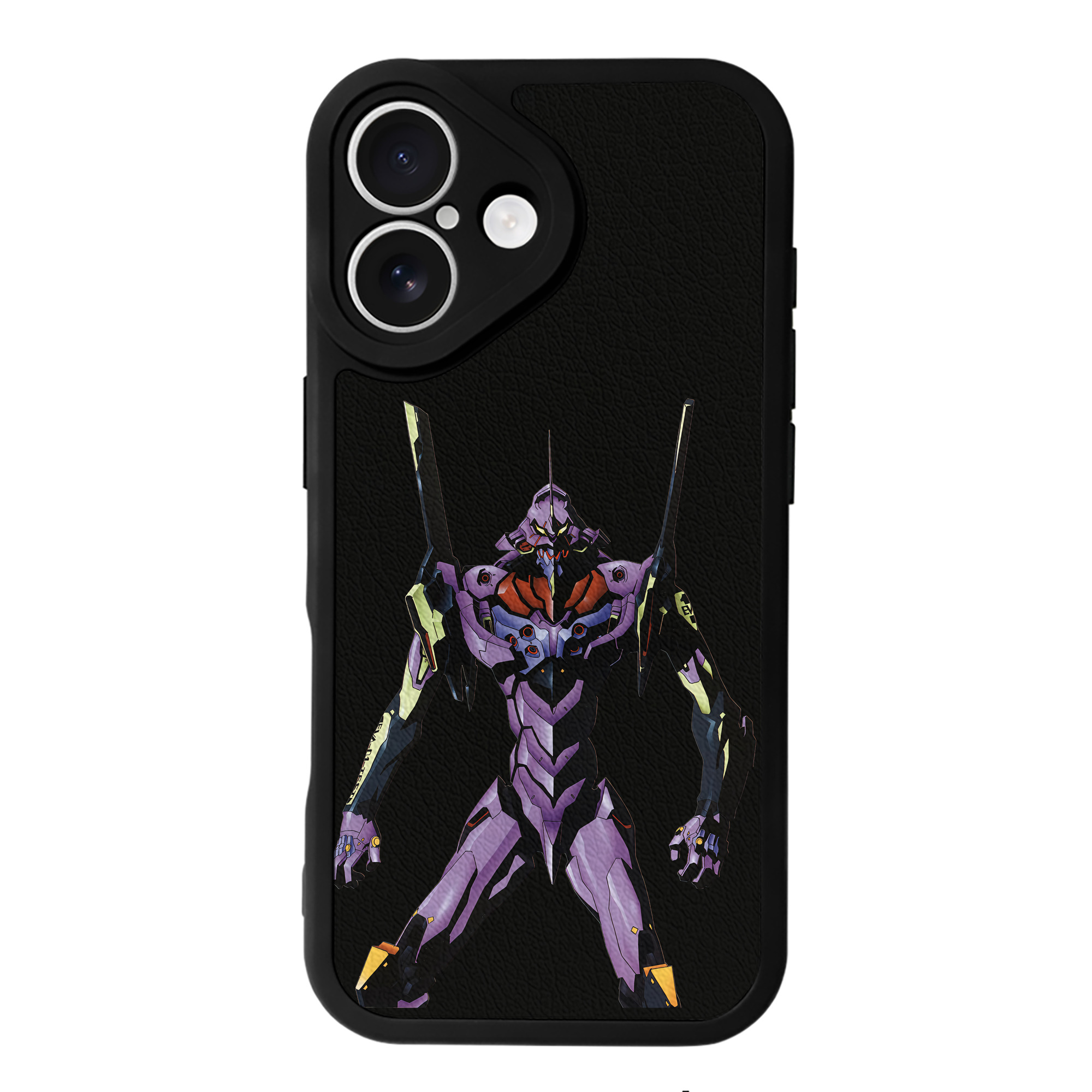 （画像用） EVA 新世紀エヴァンゲリオン 【iPhone 16シリーズ対応】シリコンスマホケース（レザー調） 材質：シリコン